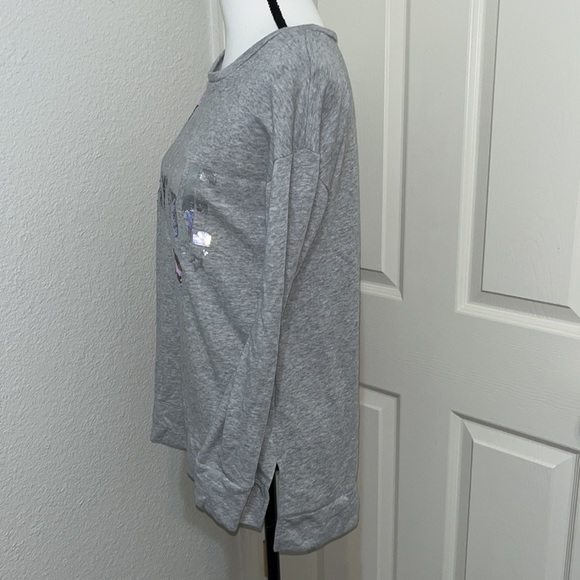 Justice “inspire” crew neck sweater size 14/16 - Picture 3 of 4